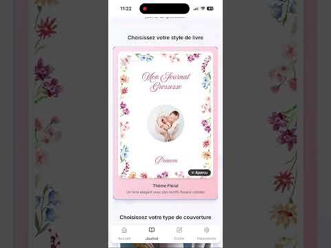 Application Mon journal grossesse